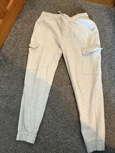 Mens grey cargo joggers size - grey,