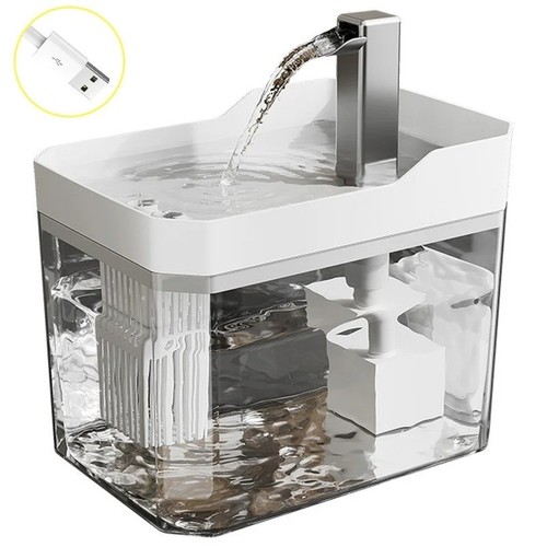 Cat water fountain - cat,