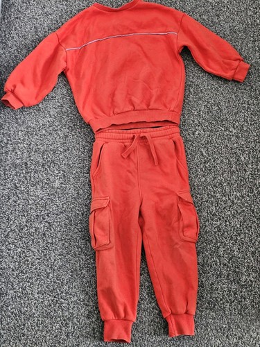George bright orange tracksuit - bright,