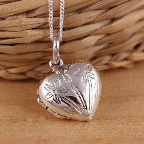 925 sterling silver - silver, flower