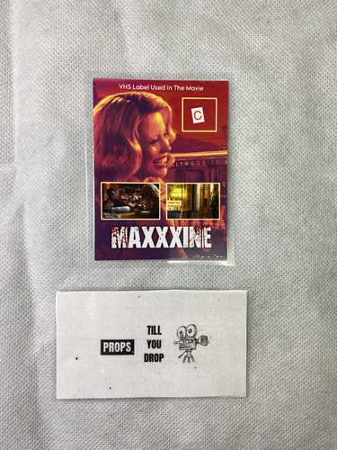 Maxxxine piece vhs label - piece, of