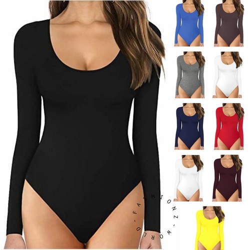 Women long sleeve leotard - sleeve,