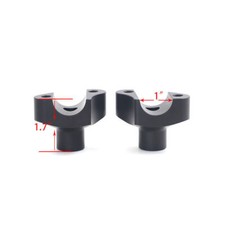 Straight handlebar risers - handlebar, 1.7"
