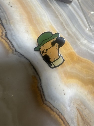 Tintin pin badge professor - tintin,