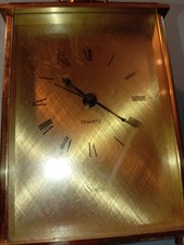 Swiza Quartz GOLD COLOR CARRIAGE CLOCK NEEDS ATTENTION SOLD AS SEEN