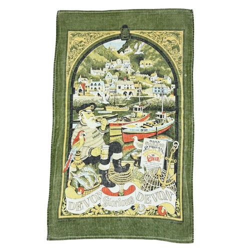 Vintage tea towel devon - tea,