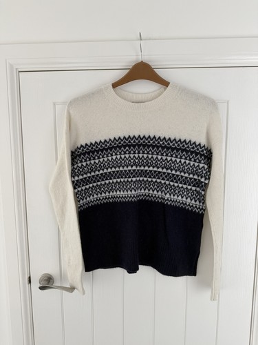 Hobbs fair isle jumper - size, s