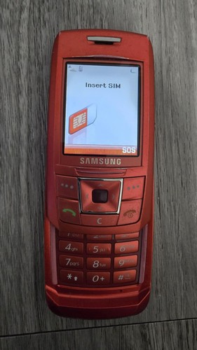 Samsung sgh e250 red mobile - sgh,