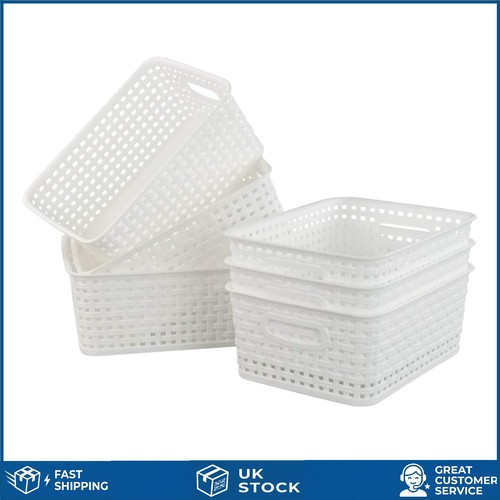 Compact white weave storage - compact,