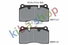 BRAKE PADS SET FRONT FITS