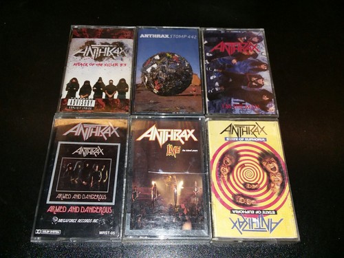 Anthrax cassette lot euphoria - anthrax,
