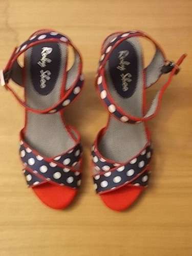 Ruby shoo evie navy spots - ruby,