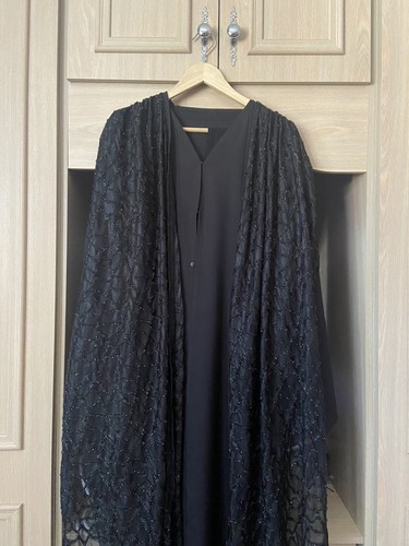 Dubai design kaftan - design, black