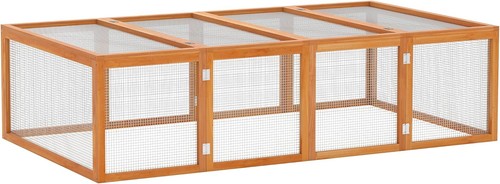 Pawhut rabbit run wooden - rabbit,