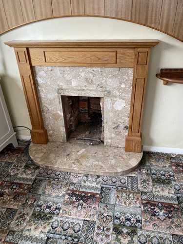 Gas fire including arth - gas, and