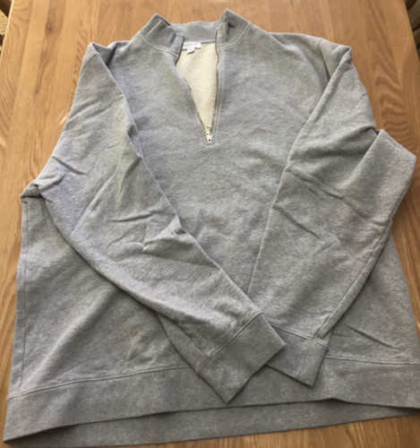 Sunspel half zip - half,