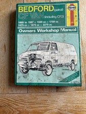 Haynes Workshop Manual Bedford CF Van 1969 - 1987