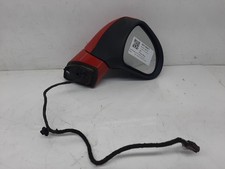 2009 PEUGEOT 207 Mk1 2 Door Convertible Red O/S Drivers Right Door Wing Mirror
