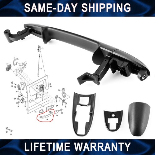 Sliding door handle left side - left,