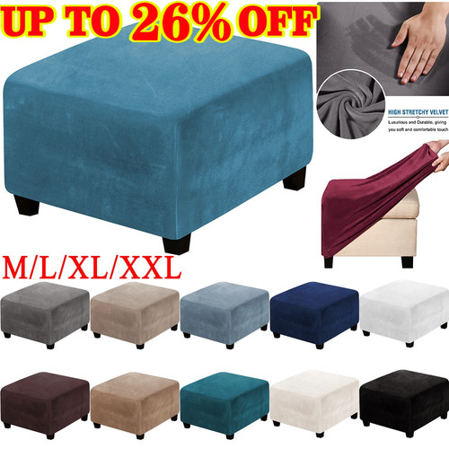 Footstool velvet covers - velvet,