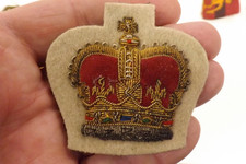 MILITARY WIRE BULLION BADGE