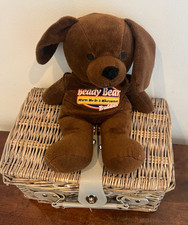 Intelex Beddy Bear Buddies Puppy Dog Soft Toy Microwaveable Bed Warmer - 12"