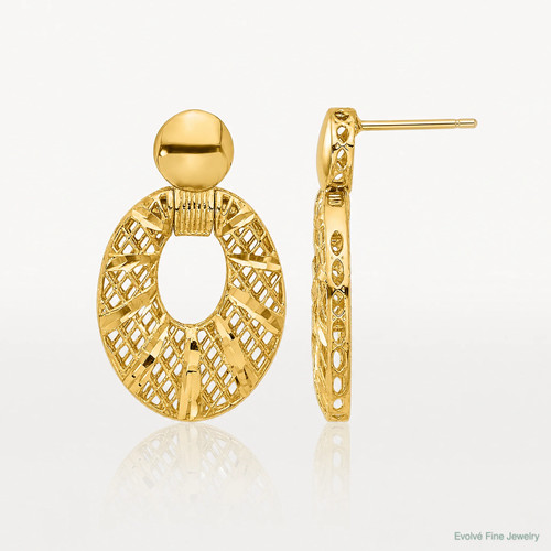 14k yellow gold - yellow, polished