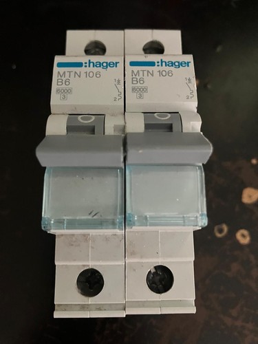 Hager mtn106 mcb fuse - fuse, type