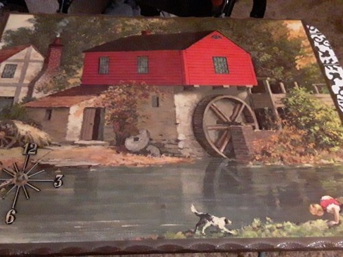 Thomas red water mill with - mill,