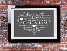Couple Personalised Love Word