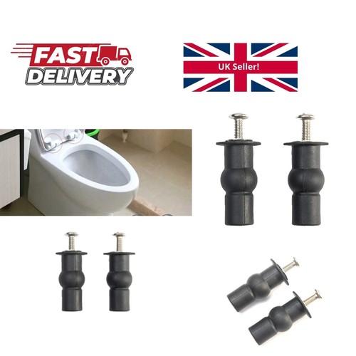 Toilet seat hinge fixings - toilet,