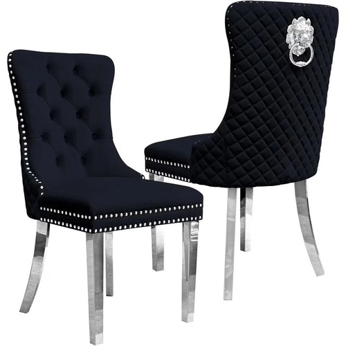 Luxury velvet dining - luxury, chairs