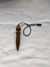 Antique Vintage Wooden Light Pull Hand Turned