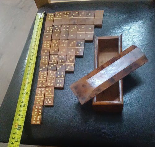 Hand carved cedar wood - hand, domino