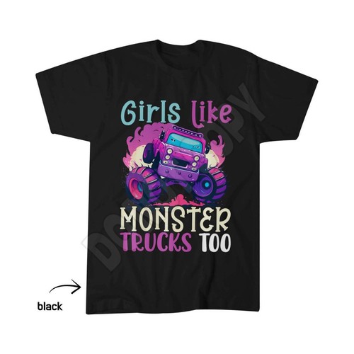 Cute monster truck girls like - monster,