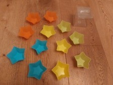 Cupcakes Fairy Cakes Moulds By Miniamo 12 Star Shaped Silicone Brand New 
