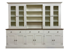 New Large Solid Pine 8FT Painted Welsh Dresser/Dining/Kitchen Unit In Any Colour