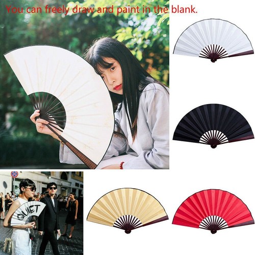 Inch folding fan - inch, silk