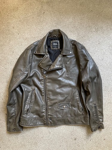 Zara men faux - zara, leather