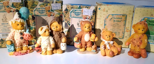 Lot cherished teddies - 5,