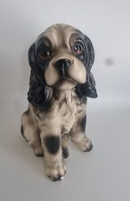 Japanese MCM Ceramic Spaniel Dog.