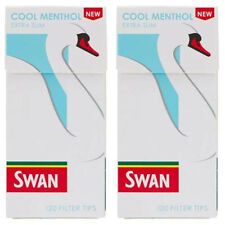 SWAN COOL MENTHOL EXTRA SLIM Filter Tips 120 Filters Per Pack 1 3 5 10 15 20