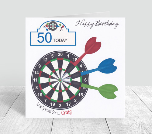 Personalised birthday card son - birthday,