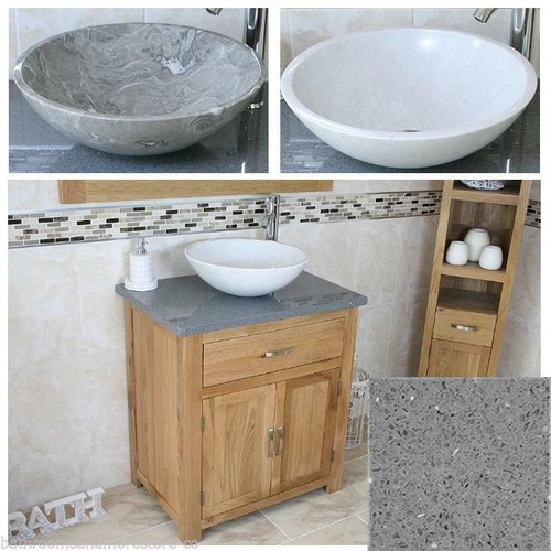 Bathroom vanity unit oak - bathroom,