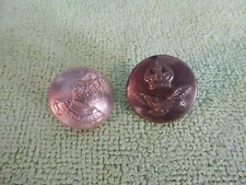 2 x Old Military Buttons used