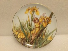 Border Fine Bone China Flower Fairies "The Iris Fairy" Collectors Plate