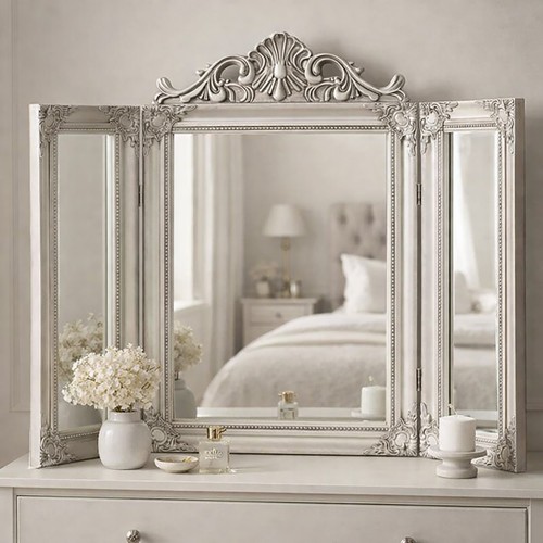 Dressing table mirror - table, antique