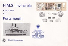 FALKLANDS WAR COVER: HMS