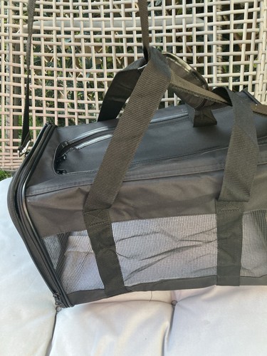 Soft padded pet travel - pet, crate