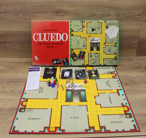 Vintage cluedo board - cluedo, 1965